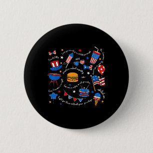 Liberale 4 juli subtiele boodschap verzet zich teg ronde button 5,7 cm