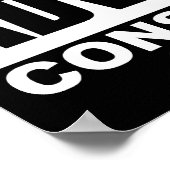 Liberale adviesraad: Conservatieve inhoud! Poster (Hoek)