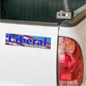 LIberale Bumpersticker (Op Truck)
