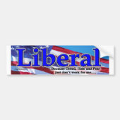 LIberale Bumpersticker (Voorkant)