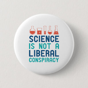 Liberale complot ronde button 5,7 cm