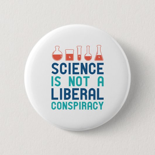 Liberale complot ronde button 5,7 cm (Voorkant)