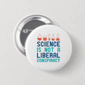 Liberale complot ronde button 5,7 cm (Voorkant /achterkant)