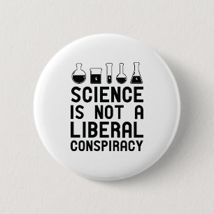 Liberale complot ronde button 5,7 cm