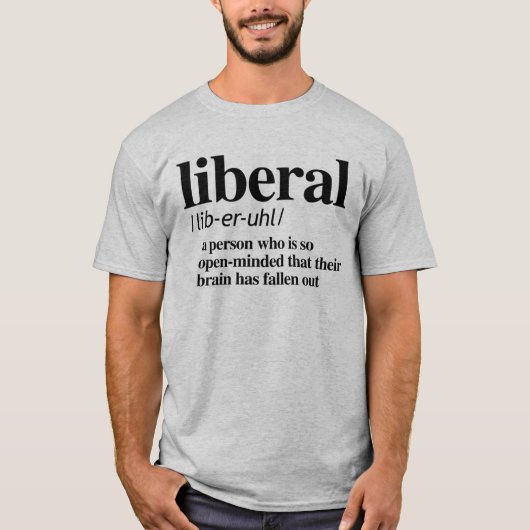 LIBERALE DEFINITIE T-SHIRT (Voorkant)