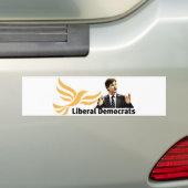 Liberale Democraten Bumpersticker (Op auto)