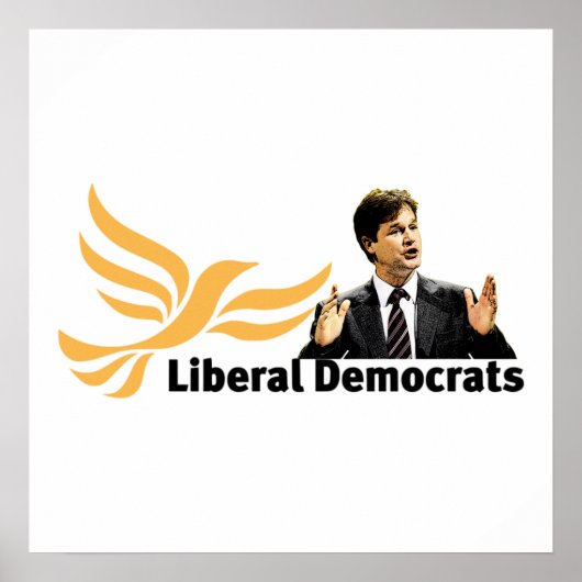 Liberale Democraten Poster (Voorkant)