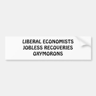 LIBERALE ECONOMISTEN WERKZAAMHEDEN TERUGKEREN OXYM BUMPERSTICKER