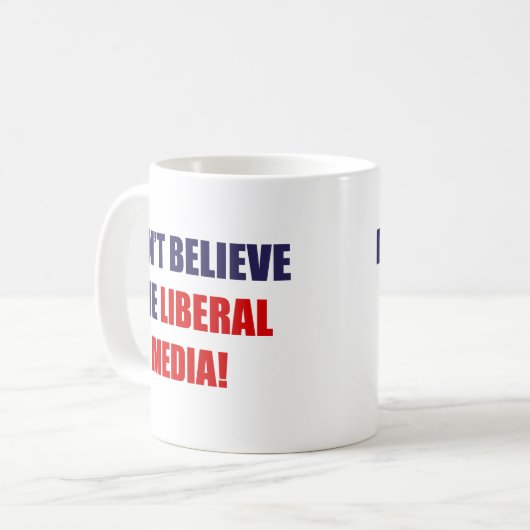 Liberale media koffiemok (Voorkant links)