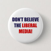 Liberale media ronde button 5,7 cm (Voorkant)