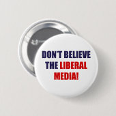 Liberale media ronde button 5,7 cm (Voorkant /achterkant)