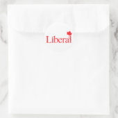 Liberale Partij Logo Ronde Sticker (Tas)