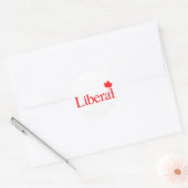 Liberale Partij Logo Ronde Sticker (Envelop)
