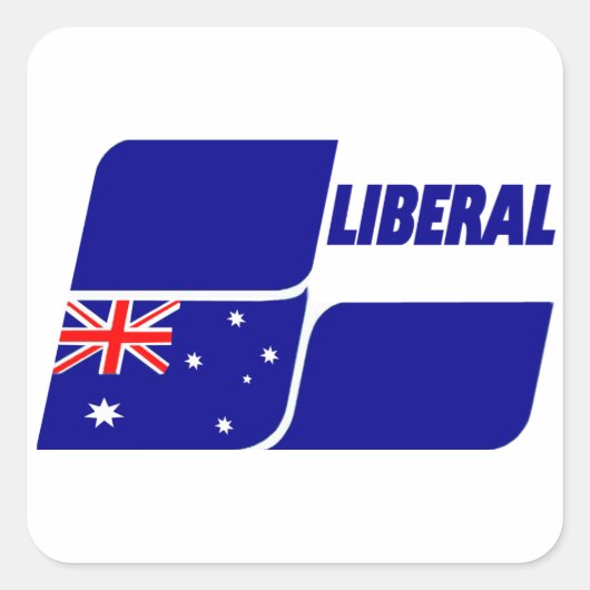 Liberale Partij van Australië 2013 Vierkante Sticker (Voorkant)