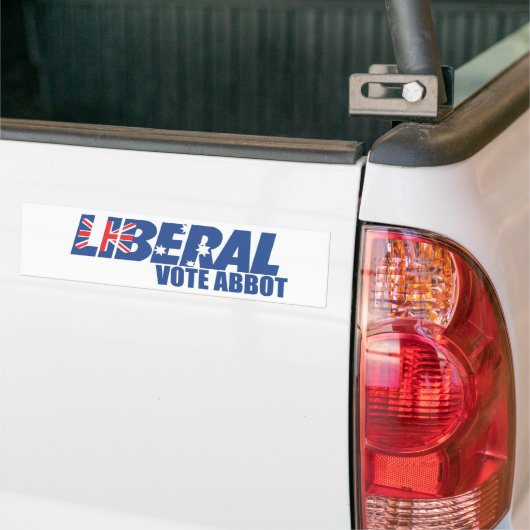 Liberale Partij van Australië Bumpersticker (Op Truck)