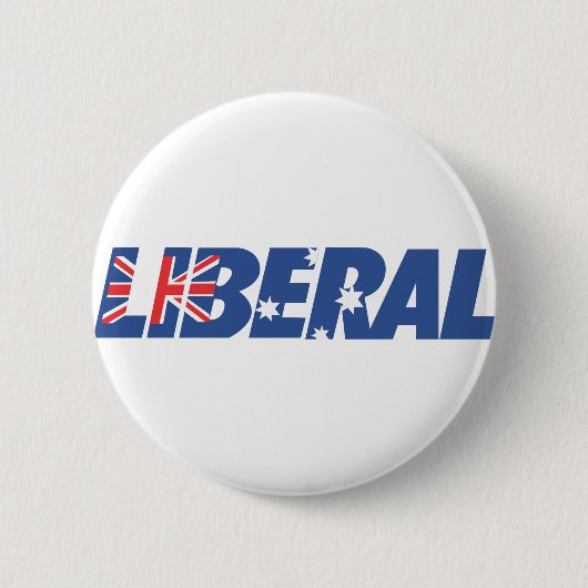 Liberale Partij van Australië Ronde Button 5,7 Cm (Voorkant)