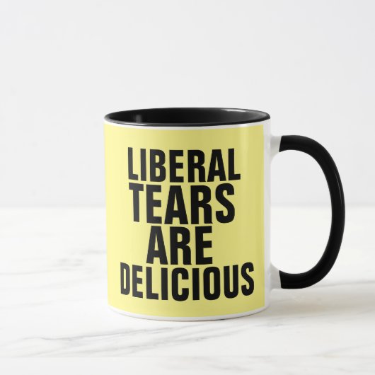 LIBERALE TEARS ZIJN DELICIEUZE KoffieMuggen Mok (Rechts)