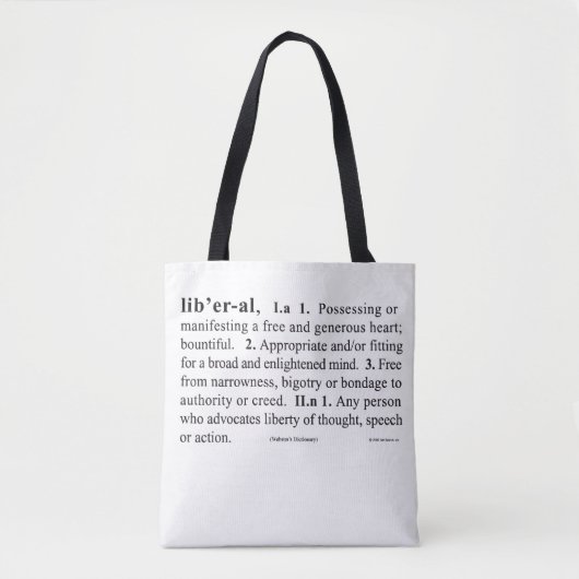 Liberale Tote Bag (Voorkant)