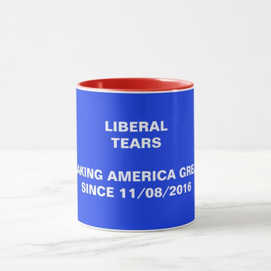 Liberale tranen - Donald Trump Post Mok (Midden)