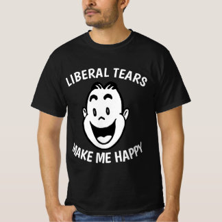 LIBERALE TRANEN MAKEN ME GELUKKIG T-shirt