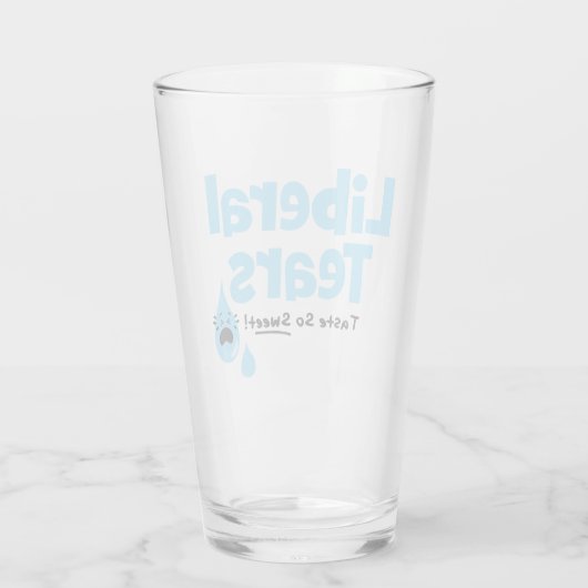 Liberale tranen smaten zo lekker glas (Achterkant)