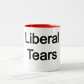 Liberale tranen tweekleurige koffiemok (Center)