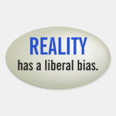 Liberale vooringenomenheid sticker - verhoogd (Voorkant)