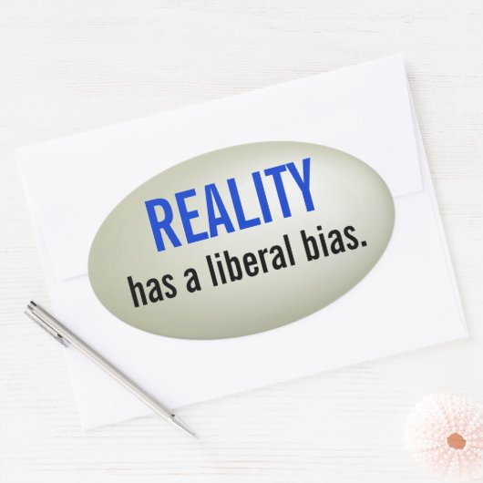 Liberale vooringenomenheid sticker - verhoogd (Envelop)