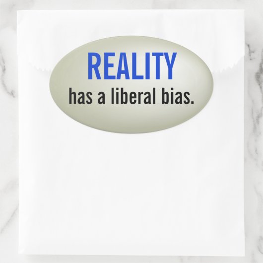 Liberale vooringenomenheid sticker - verhoogd (Tas)