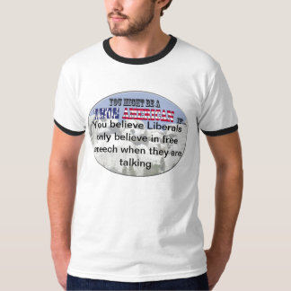 Liberalen en vrije meningsuiting t-shirt