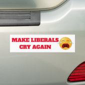 Liberalen weer laten drogen op Bumpersticker (Op auto)