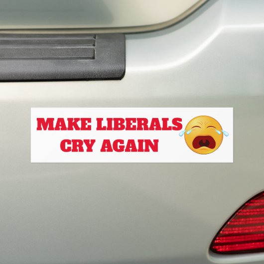 Liberalen weer laten drogen op Bumpersticker (Op auto)