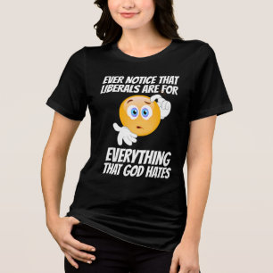 LIBERALISME = ALLES WAT GOD HAAT T-SHIRT