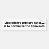 Liberalisme. Bumpersticker (Voorkant)