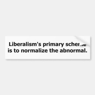 Liberalisme. Bumpersticker