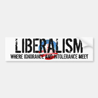 liberalisme bumpersticker