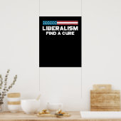 Liberalisme: Een echte Amerikaanse vlag Poster (Keuken)