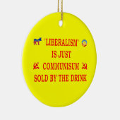 LIBERALISME IS NET COMMUNISME KERAMISCH ORNAMENT (Rechts)