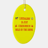 LIBERALISME IS NET COMMUNISME KERAMISCH ORNAMENT (Rechts)