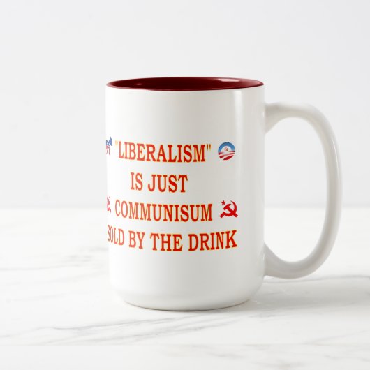LIBERALISME IS NET COMMUNISME TWEEKLEURIGE KOFFIEMOK (Rechts)