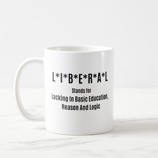 Liberalisme mist basisvorming koffiemok (Links)