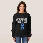 LIBERALISME VINDT EEN CURE, ANTI-LIBERAL T-Shirts (Voorkant volledig)