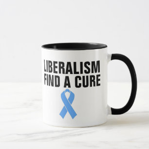 LIBERALISME VINDT EEN CURE COFFEE MUGS MOK
