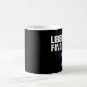 LIBERALISME VINDT EEN CURE FUNNY COFFEE MUGS KOFFIEMOK (Center)