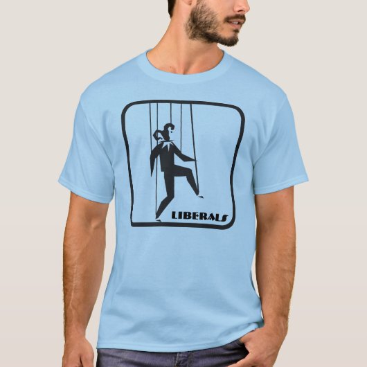 Liberals Clown Puppet T-shirt (Voorkant)