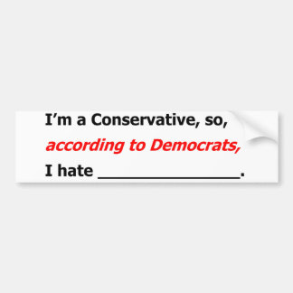 Liberals' Lies Bumpersticker