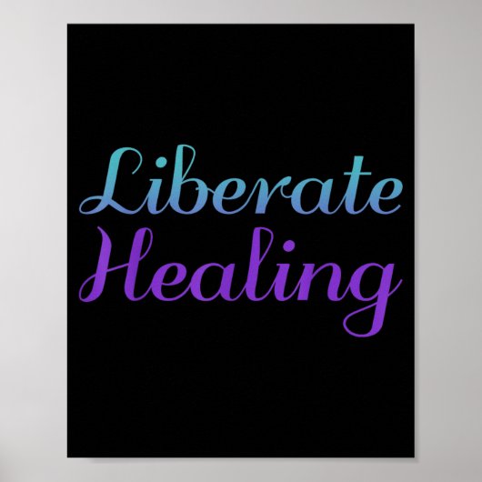 Liberate Healing Prevention Awareness Design Poster (Voorkant)