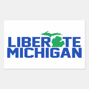 Liberate Michigan Rechthoekige Sticker