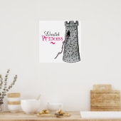 LIBERATED PRINCESS print (Keuken)