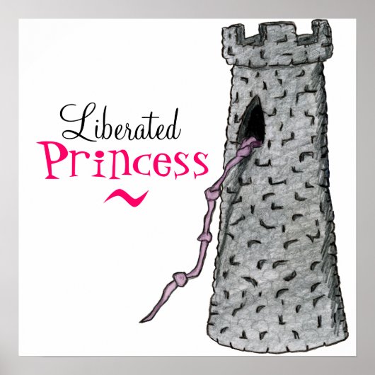 LIBERATED PRINCESS print (Voorkant)
